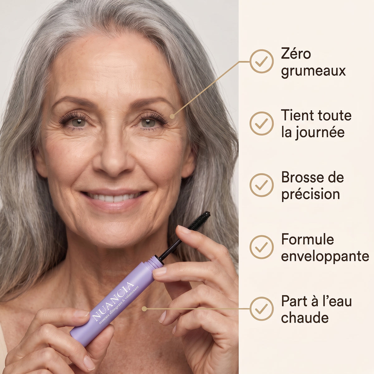MASCARA POUR CILS MATURES NUANCIA