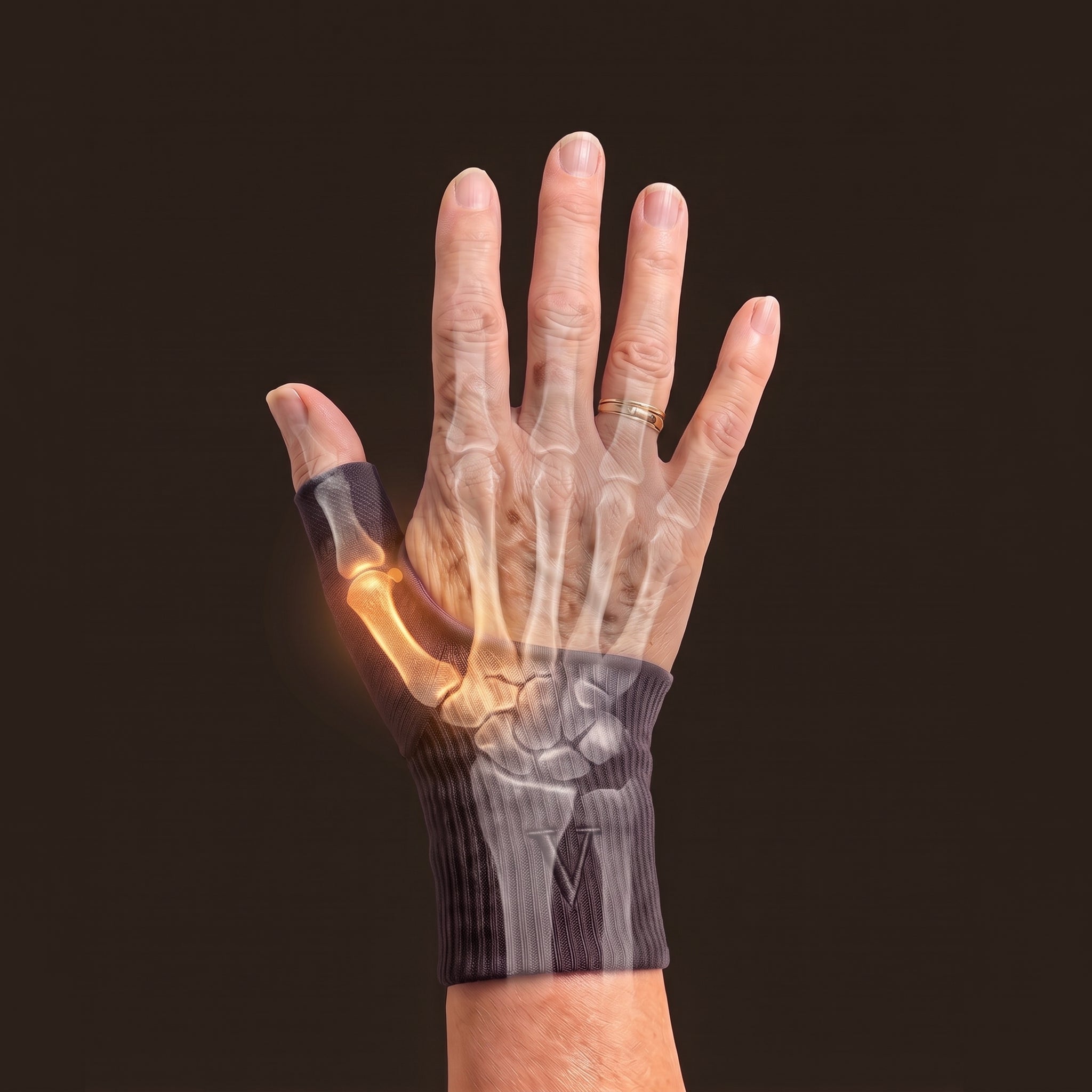 The pad on the joint at the base of the thumb